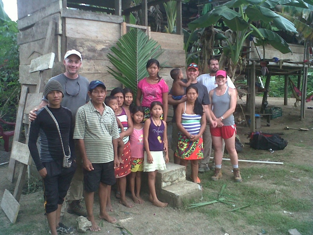 Bethel Latrine Dream Team with the Osorio family